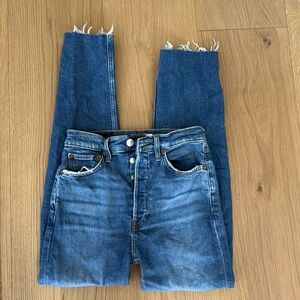 Re/Done 70s Ultra High Rise Stove Pipe